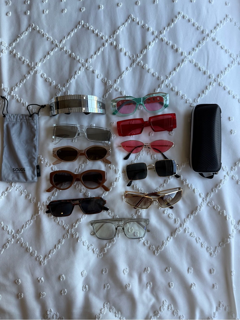Mixed Sunglasses Lot with Assorted Frames and Colors
